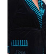 Халат Romeo Life 2XL,3XL,4XL  велюр 1627